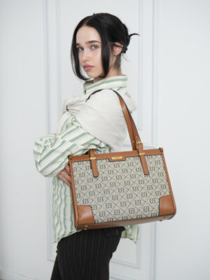 ELEVATED MONOGRAM DAY SHOULDER BAG