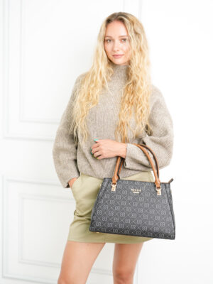 SCULPTED MONOGRAM TOTE