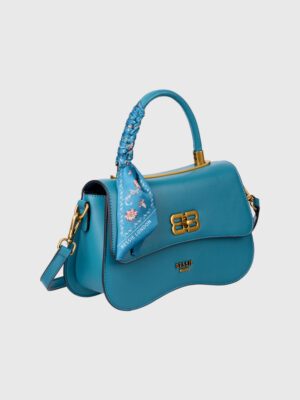 CURVED FLAP SATCHEL
