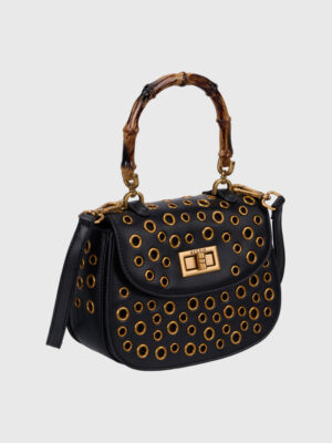 EYELET FLAP OVER CROSSBODY BAG
