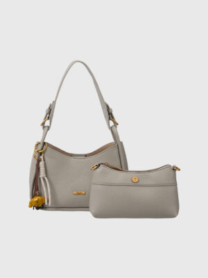 RELAXED PEBBLED SHOULDER BAG