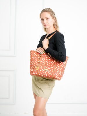 CITY SPOTTED CHAIN SHOULDER BAG