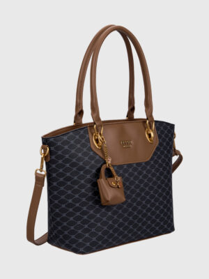 SIGNATURE MONOGRAM SHOULDER BAG