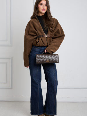 ELEGANT WEAVE CLUTCH